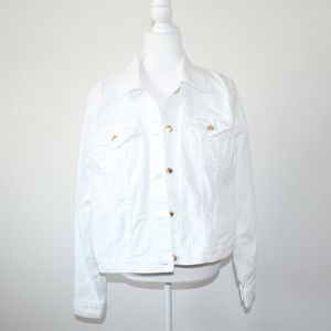 Michael Kors White Denim Jacket